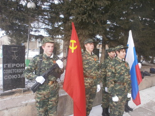 15 февраля студенты Емельяновского дорожно-строительного техникума приняли участие в праздничных мероприятиях района, посвященных  День памяти воина-интернационалиста