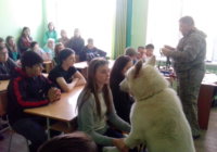 Кинологи обучают молодежь