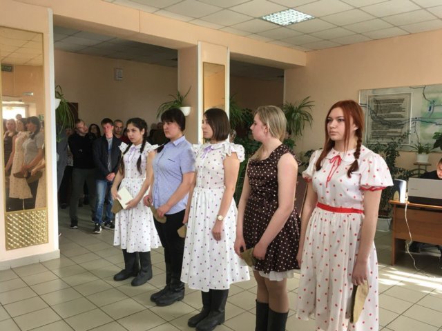 Театрализованное выступление "А зори здесь тихие"