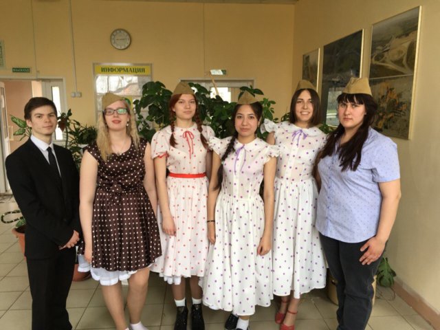 Театрализованное выступление "А зори здесь тихие"