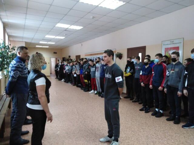 Военно-спортивные соревнования учебных групп в Замятино