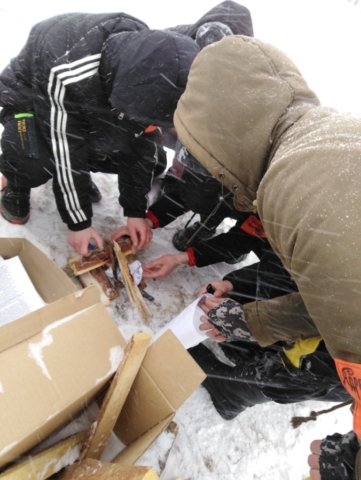 Военно-спортивные соревнования учебных групп в Замятино