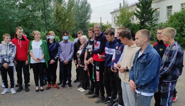 1 сентября в структурном подразделении Замятино Емельяновского дорожно-строительного техникума