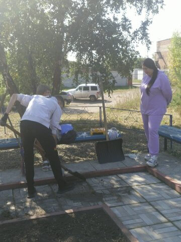 Субботник на мемориале Блокадников