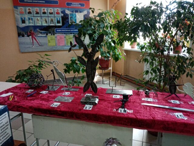 Выставка работ программы дополнительного образования «Художественная сварка»