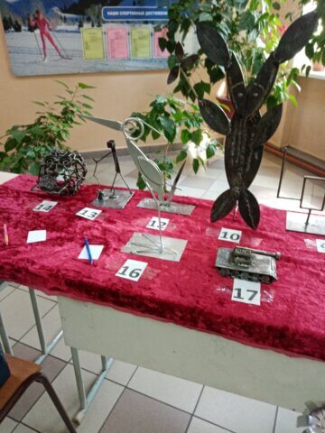 Выставка работ программы дополнительного образования «Художественная сварка»