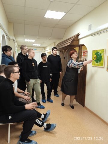 Урок истории в музее «Край родной, тебя я воспеваю».